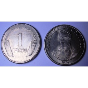 COLOMBIA 1 Peso 1974
