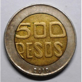 COLOMBIA 500 Pesos 2010...