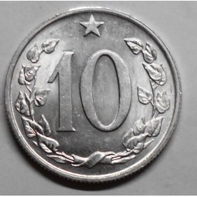 CZECHOSLOVAKIA 10 Haleru 1966