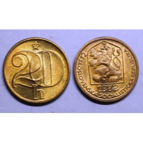 CZECHOSLOVAKIA 20 Haleru 1972