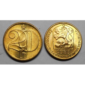 CZECHOSLOVAKIA 20 Haleru 1985