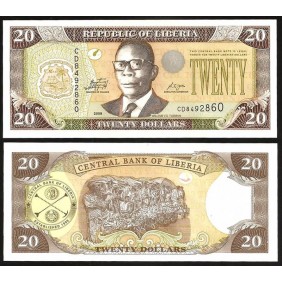 LIBERIA 20 Dollars 2009