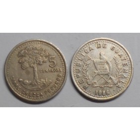 GUATEMALA 5 Centavos 1986