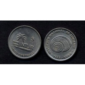 CUBA 5 Centavos 1989