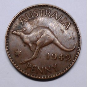 AUSTRALIA 1 Penny 1942 (p)