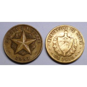 CUBA 1 Peso 1987