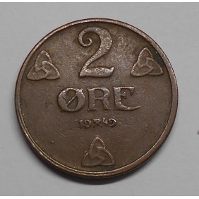NORWAY 2 Ore 1949