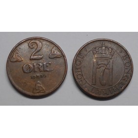 NORWAY 2 Ore 1950