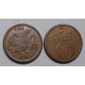 NORWAY 2 Ore 1961