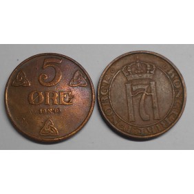 NORWAY 5 Ore 1940