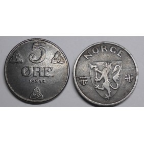 NORWAY 5 Ore 1943