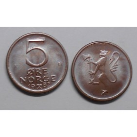 NORWAY 5 Ore 1982
