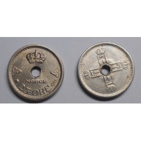 NORWAY 25 Ore 1950