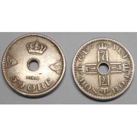 NORWAY 50 Ore 1928