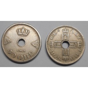 NORWAY 50 Ore 1929
