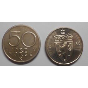 NORWAY 50 Ore 1986