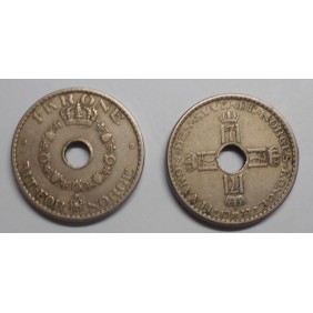 NORWAY 1 Krone 1937