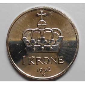 NORWAY 1 Krone 1992