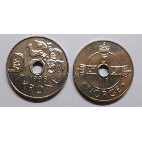 NORWAY 1 Krone 1998