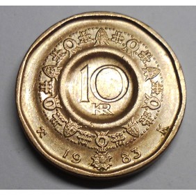 NORWAY 10 Kroner 1983