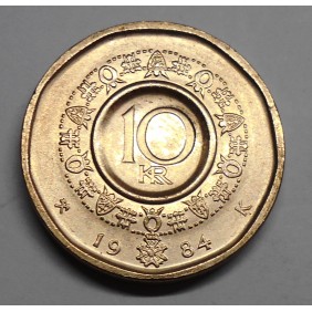 NORWAY 10 Kroner 1984