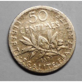 FRANCE 50 Centimes 1899 AG