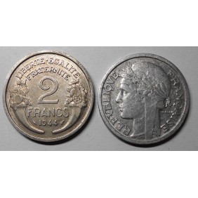 FRANCE 2 Francs 1944 Morlon