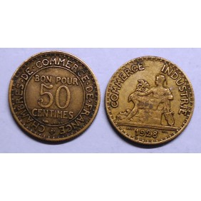 FRANCE 50 Centimes 1928