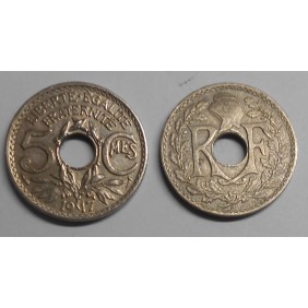 FRANCE 5 Centimes 1917 ni
