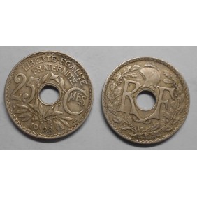FRANCE 25 Centimes 1928