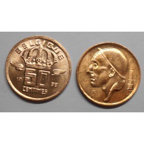 BELGIUM 50 Centimes 1998...