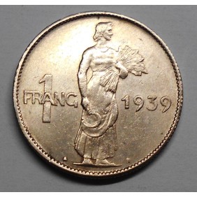 LUXEMBOURG 1 Franc 1939...