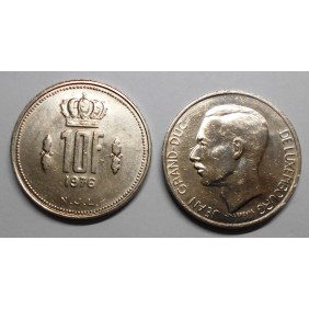 LUXEMBOURG 10 Francs 1976