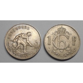 LUXEMBOURG 1 Franc 1953