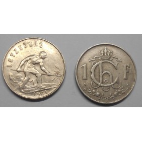LUXEMBOURG 1 Franc 1964