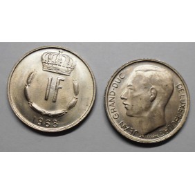 LUXEMBOURG 1 Franc 1968