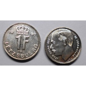 LUXEMBOURG 1 Franc 1990