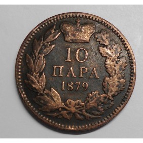 SERBIA 10 Para 1879