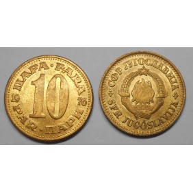 YUGOSLAVIA 10 Para 1976