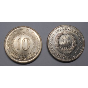 YUGOSLAVIA 10 Dinara 1980