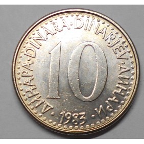 YUGOSLAVIA 10 Dinara 1985