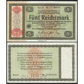 GERMANY 5 Reichsmark 1934