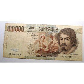 100.000 Lire Caravaggio 1...