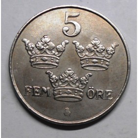 SWEDEN 5 Ore 1948