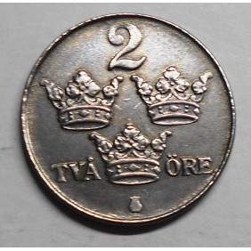 SWEDEN 2 Ore 1950 iron