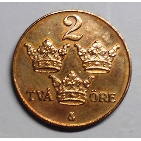 SWEDEN 2 Ore 1938