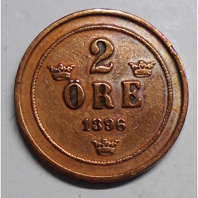 SWEDEN 2 Ore 1896