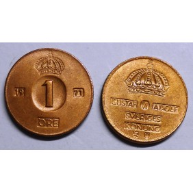 SWEDEN 1 Ore 1971