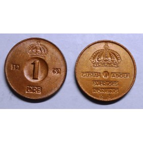 SWEDEN 1 Ore 1969