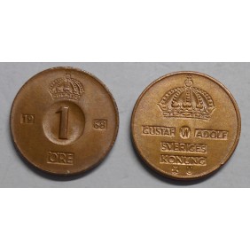 SWEDEN 1 Ore 1968